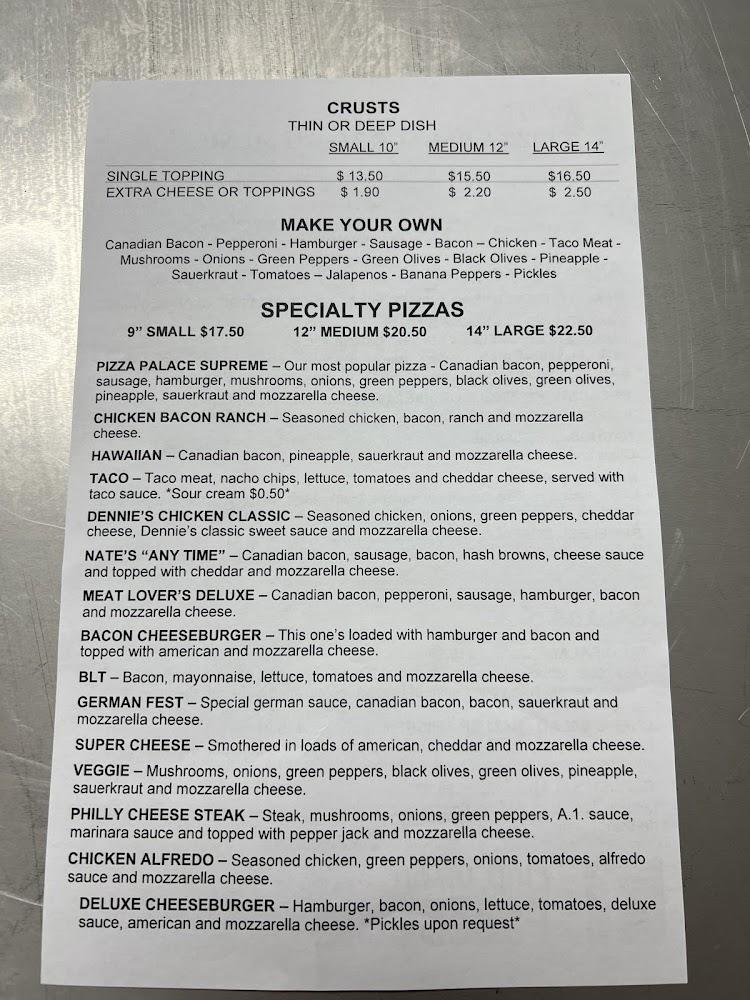 Pizza Palace Menu image 2